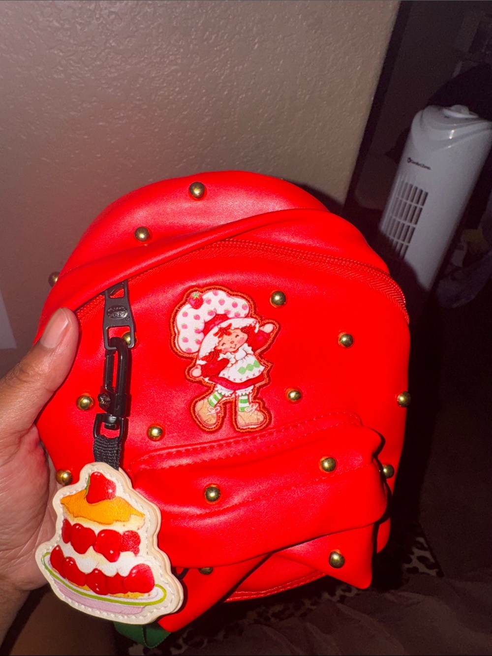 Red Strawberry Shortcake Mini Backpack
